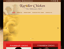 Tablet Screenshot of kuroilerchicken.com